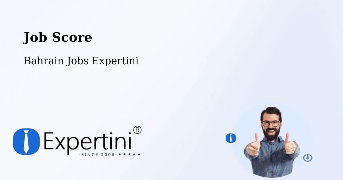 Job Score - Bahrain Jobs Expertini